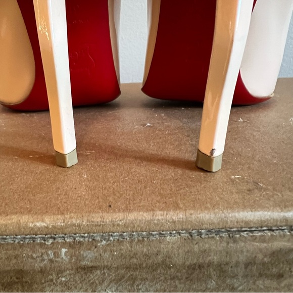 Christian Louboutin Baby Pink “Wawy Dolly 100mm” Stiletto Heels - Picture 8 of 11